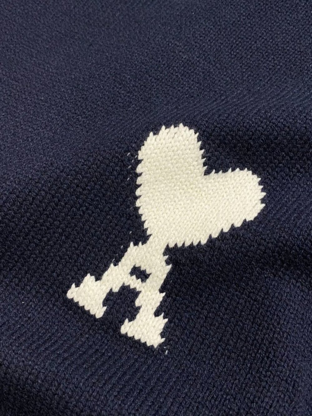Ami Paris Heart Logo Crewneck Sweater - Picture 3 of 6